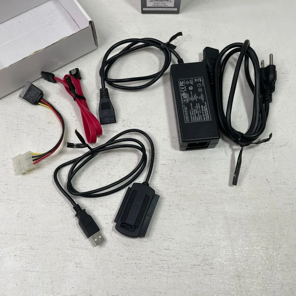 Ultra USB 2.0 to IDE SATA Cable Adapter Kit ULT40112 External Hard Drive Bridge